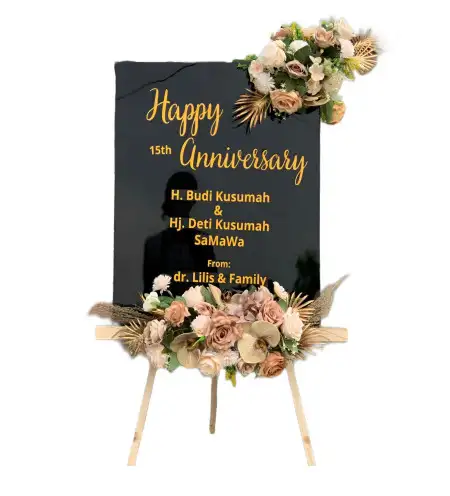 Papan Bunga Akrilik Tileng
